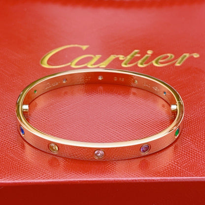 [Dawnora Jewelry]2026 RAINBOW LOVE BRACELET 6.1MM  10 DIAMONDS