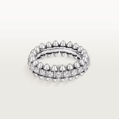 [Dawnora Jewelry]CLASH 6.4MM SMALL FULL DIAMOND RING