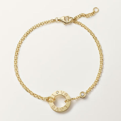 [Dawnora Jewelry]LOVE BRACELET 2 DIAMOND