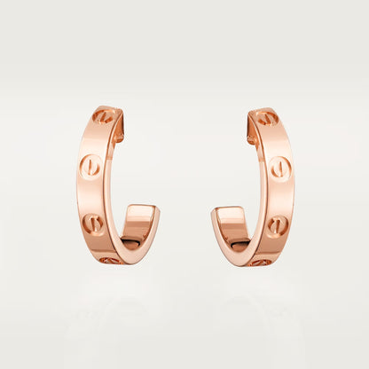 [Dawnora Jewelry]LOVE EARRINGS 2.65 MM NO DIAMOND SMALL
