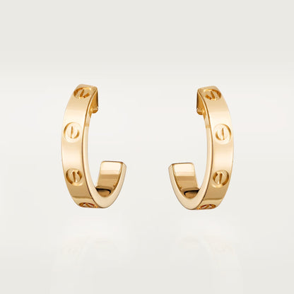 [Dawnora Jewelry]LOVE EARRINGS 2.65 MM NO DIAMOND SMALL
