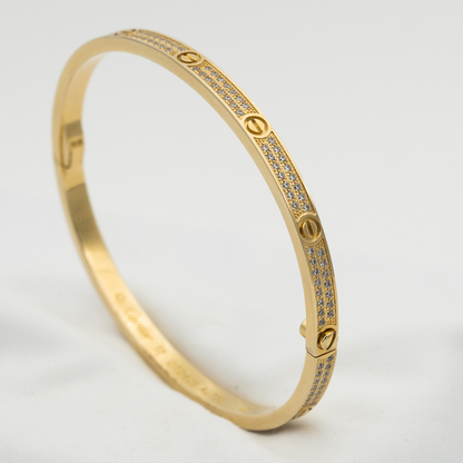 [Dawnora Jewelry]LOVE BRACELET 3.65MM DIAMOND-PAVED