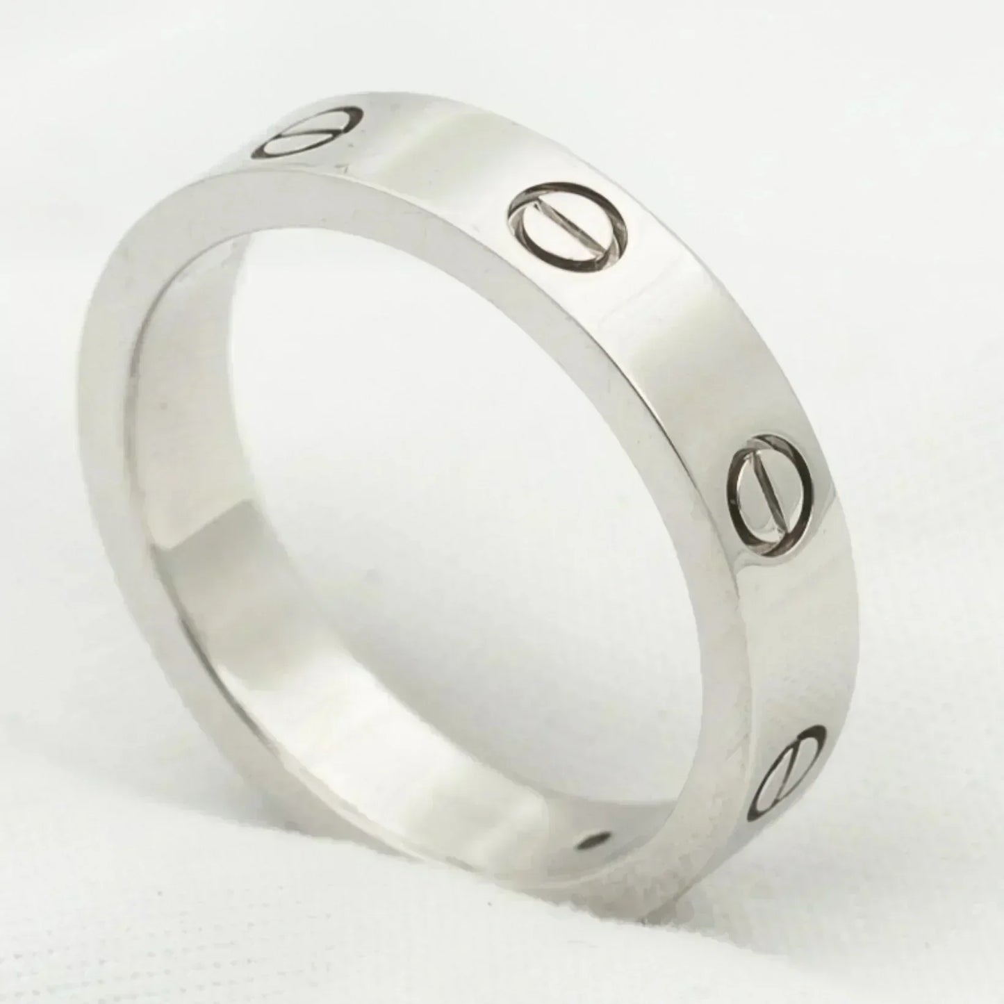 [Dawnora Jewelry]LOVE RING 4MM 1 DIAMOND SILVER