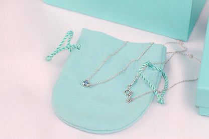 [Dawnora Jewelry]ELSA PERETTI SERIES SINGLE DIAMOND SIMPLE NECKLACE