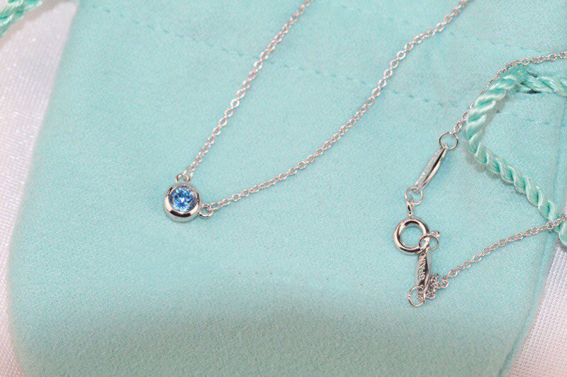 [Dawnora Jewelry]ELSA PERETTI SERIES SINGLE DIAMOND SIMPLE NECKLACE