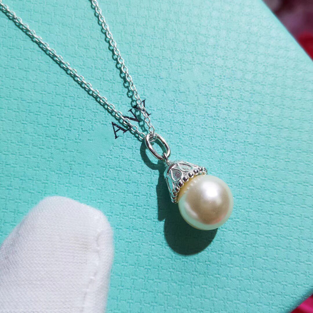 [Dawnora Jewelry]PEARL PENDANT GATSBY ZIEGFELD PEARL SILVER NECKLACE