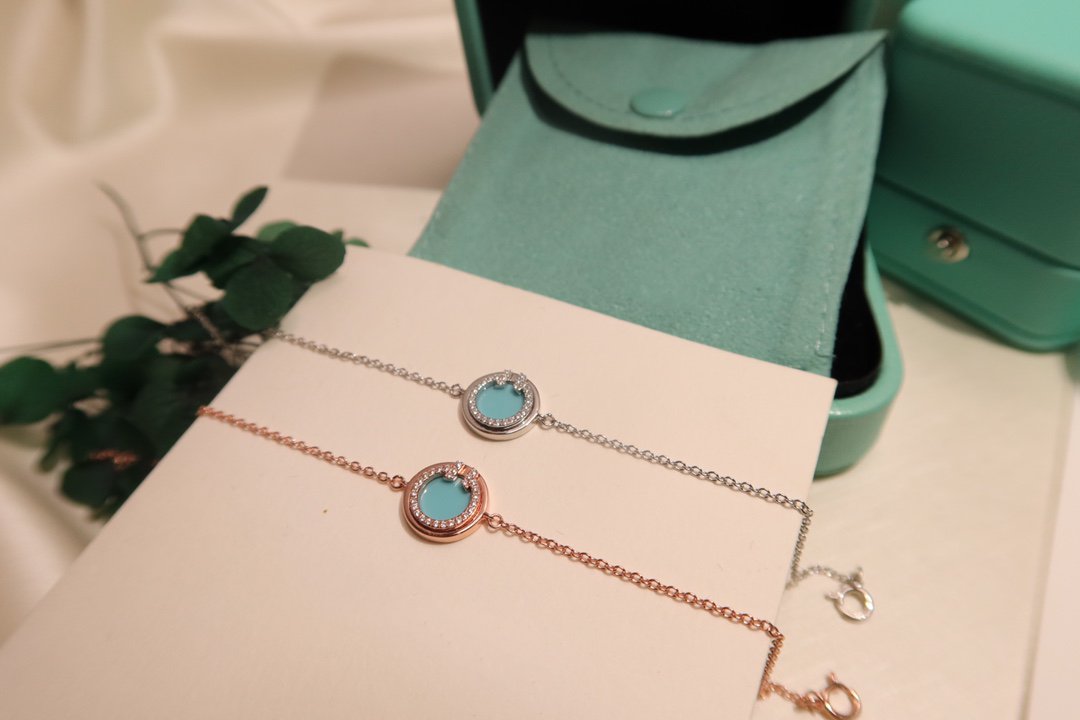 [Dawnora Jewelry]DIAMOND CIRCLE PINK GOLD BRACELET