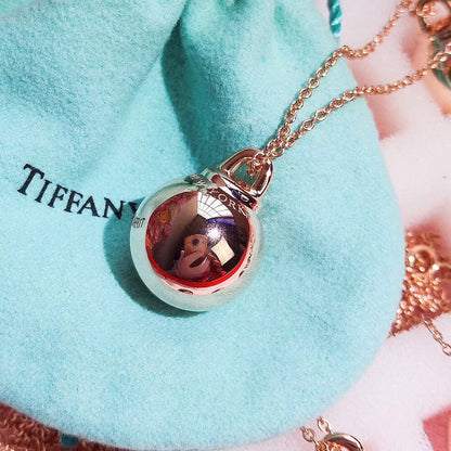 [Dawnora Jewelry]HARDWEAR PENDENTIF BALL ROSE NECKLACE