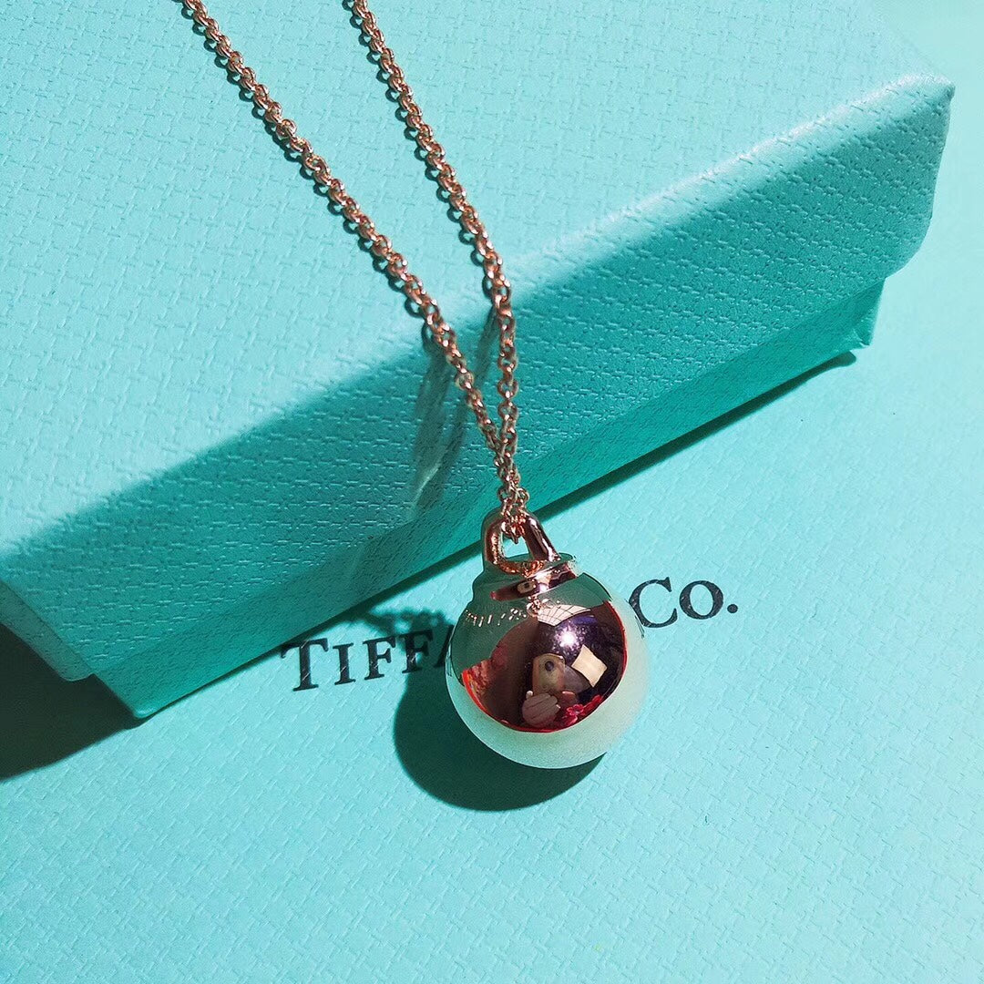[Dawnora Jewelry]HARDWEAR PENDENTIF BALL ROSE NECKLACE