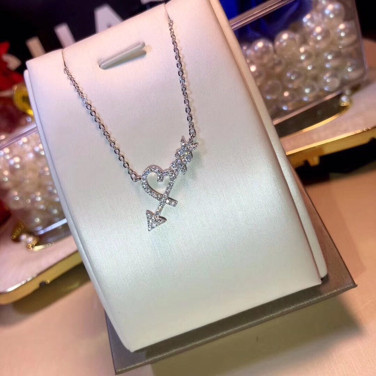 [Dawnora Jewelry]COLGANTE HEART & ARROW NECKLACE
