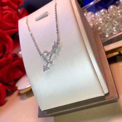 [Dawnora Jewelry]COLGANTE HEART & ARROW NECKLACE