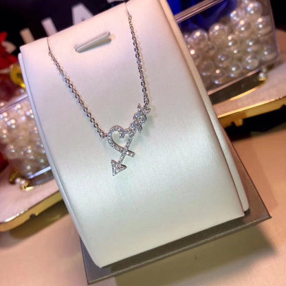 [Dawnora Jewelry]COLGANTE HEART & ARROW NECKLACE