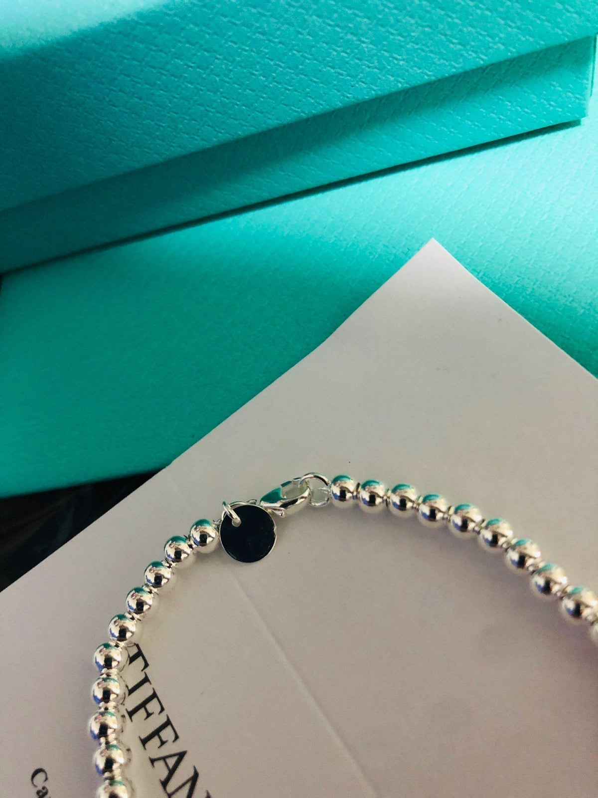 [Dawnora Jewelry]LOVE TIFFANY RED HEART TAG BEAD BRACELET