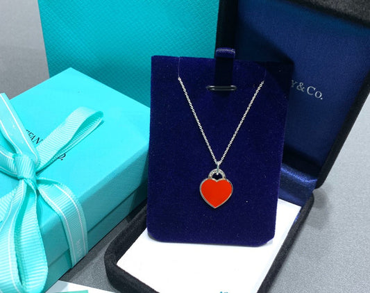 [Dawnora Jewelry]RED HEART NECKLACE & BRACELET MATERIAL
