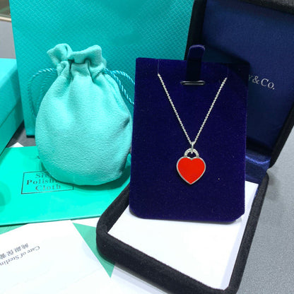 [Dawnora Jewelry]RED HEART NECKLACE & BRACELET MATERIAL