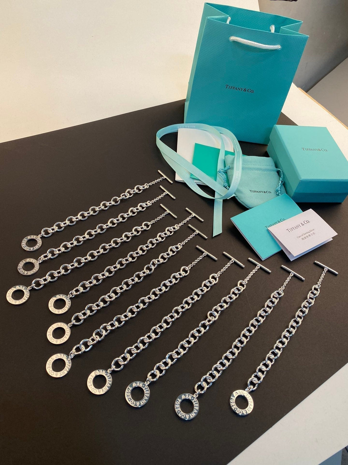 [Dawnora Jewelry]TOGGLE TAG BRACELET SILVER