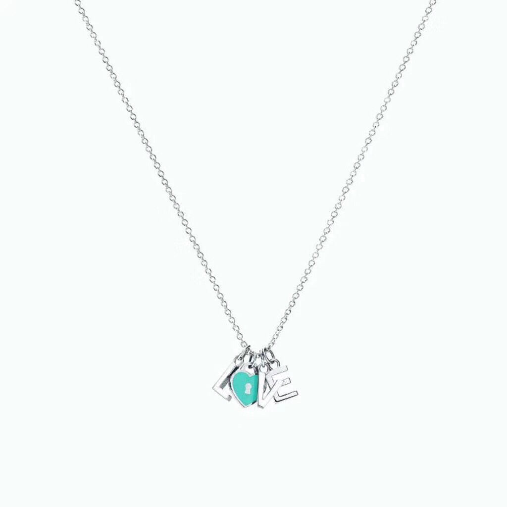 [Dawnora Jewelry]COLLAR LOVE PLATA NECKLACE