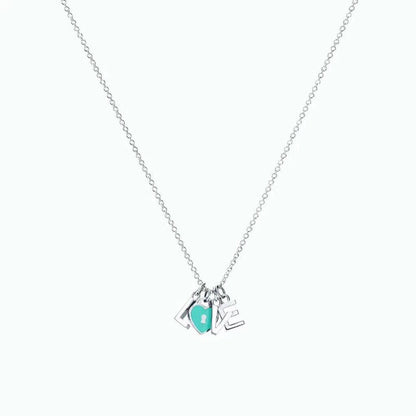 [Dawnora Jewelry]COLLAR LOVE PLATA NECKLACE