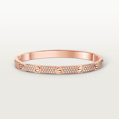 [Dawnora Jewelry]LOVE BRACELET 4.8MM DIAMOND-PAVED