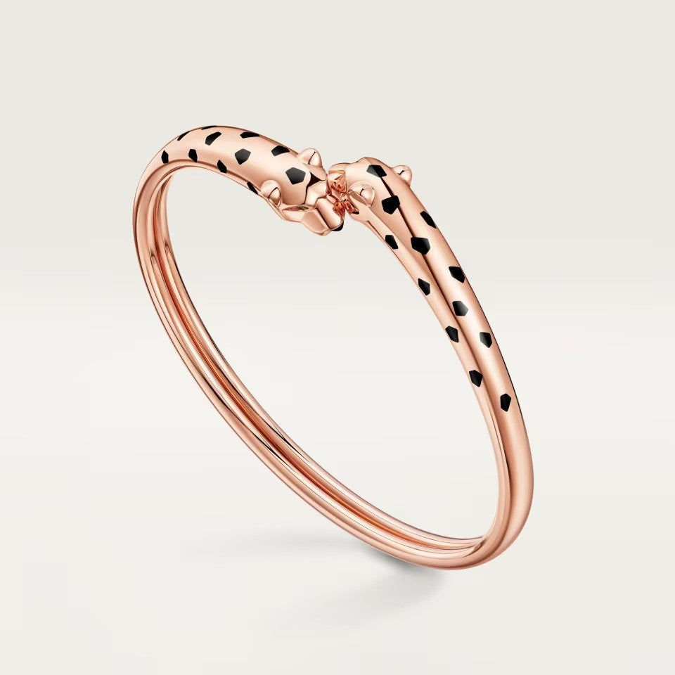[Dawnora Jewelry]PANTHERE DOUBLE HEADED OPEN BRACELET