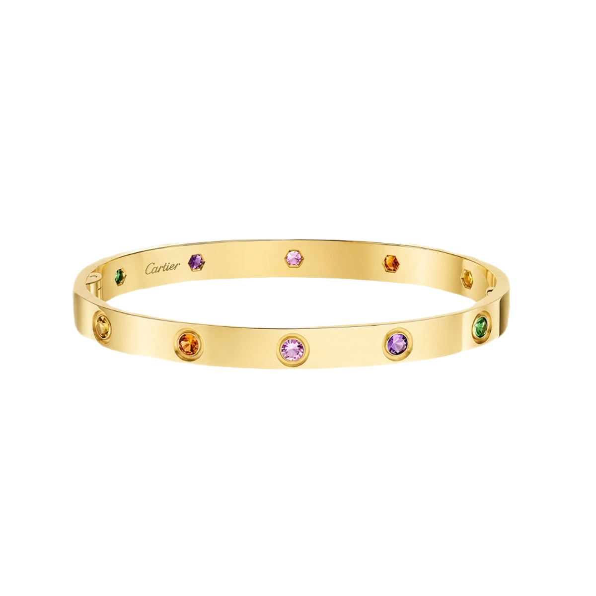 [Dawnora Jewelry]2026 RAINBOW LOVE BRACELET 6.1MM  10 DIAMONDS