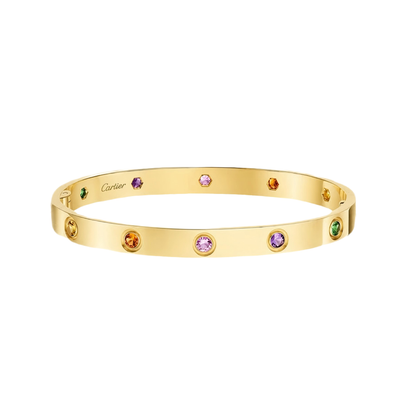 [Dawnora Jewelry]2026 RAINBOW LOVE BRACELET 6.1MM  10 DIAMONDS