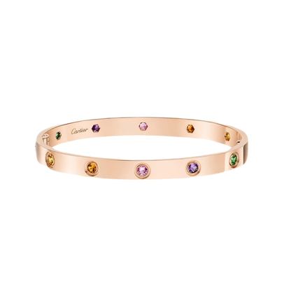 [Dawnora Jewelry]2026 RAINBOW LOVE BRACELET 6.1MM  10 DIAMONDS