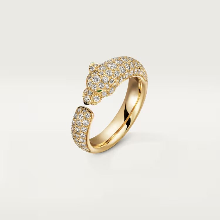 [Dawnora Jewelry]PANTHERE FULL DIAMOND SMALL RING