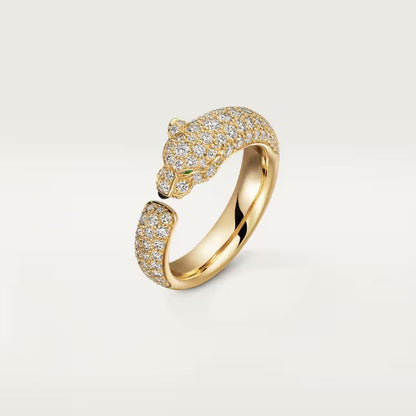 [Dawnora Jewelry]PANTHERE FULL DIAMOND SMALL RING