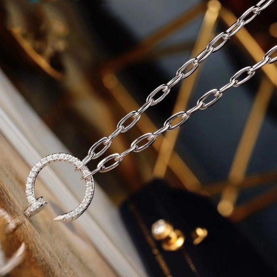 [Dawnora Jewelry]JUSTE NECKLACE FULL DIAMONDS