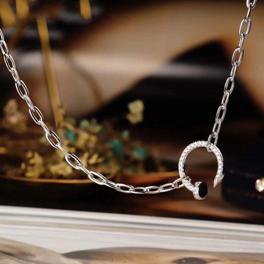[Dawnora Jewelry]JUSTE NECKLACE FULL DIAMONDS