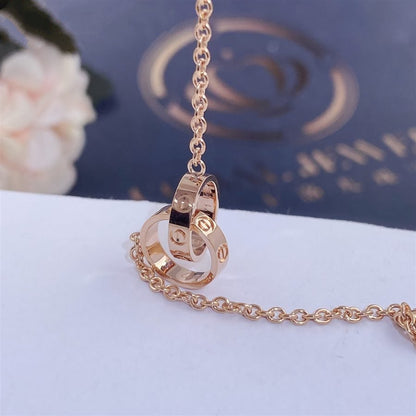 [Dawnora Jewelry]LOVE BRACELET DOUBLE RING