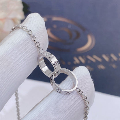 [Dawnora Jewelry]LOVE BRACELET DOUBLE RING