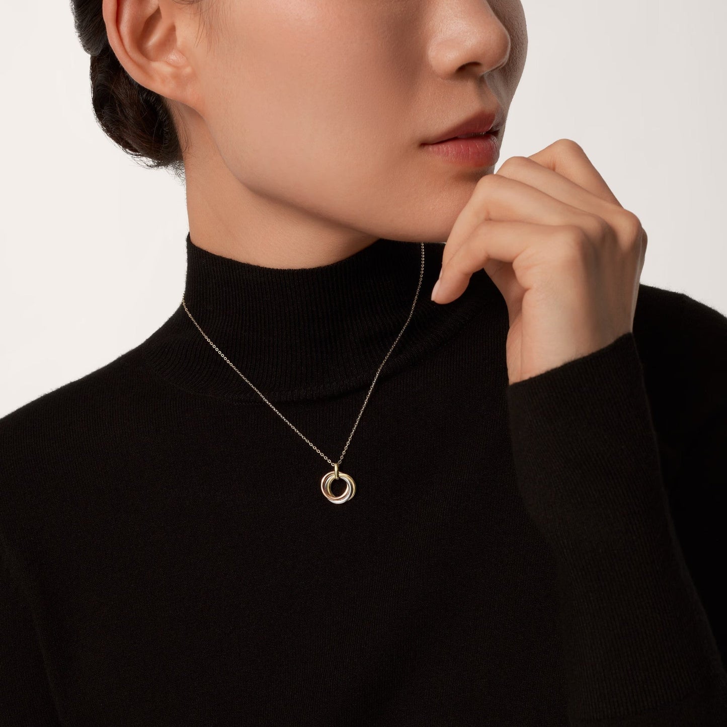 [Dawnora Jewelry]TRINITY SMALL NECKLACE