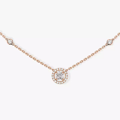 [Dawnora Jewelry]Diamond Necklace 0,20ct Brilliant Shape Joy