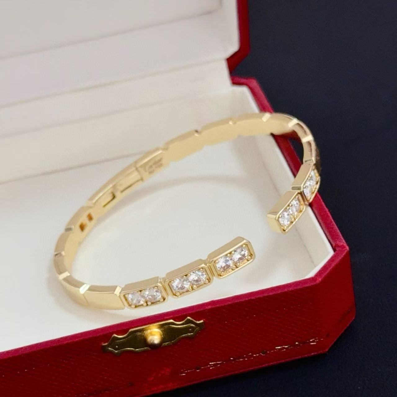 [Dawnora Jewelry jewelrys]LOVE DIAMOND OPEN  BRACELET