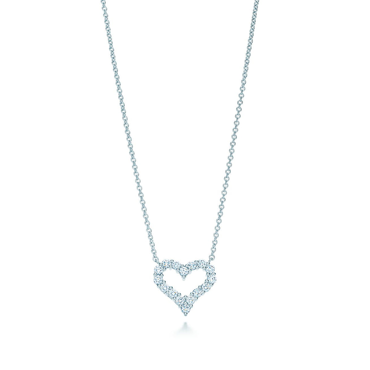 [Dawnora Jewelry]HEART-SHAPED DIAMOND NECKLACE