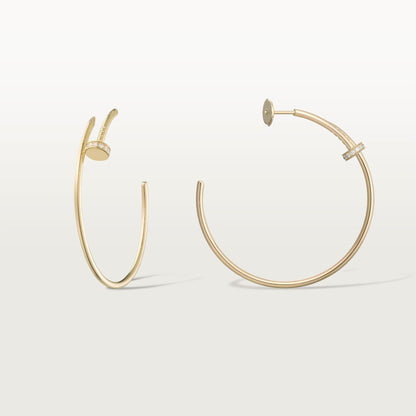 [Dawnora Jewelry]JUSTE HALF DIAMOND LARGE EARRINGS