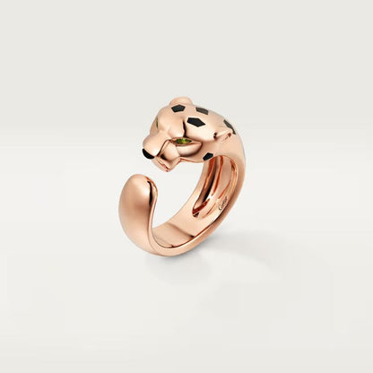 [Dawnora Jewelry]PANTHERE SPOTTED MEDIUM RING