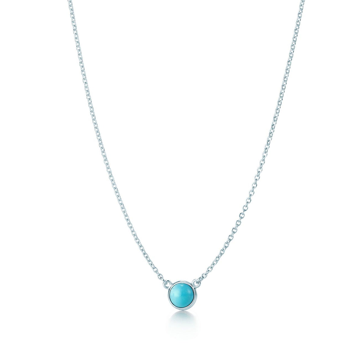 [Dawnora Jewelry]YARD TURQUOISE NECKLACE SILVER