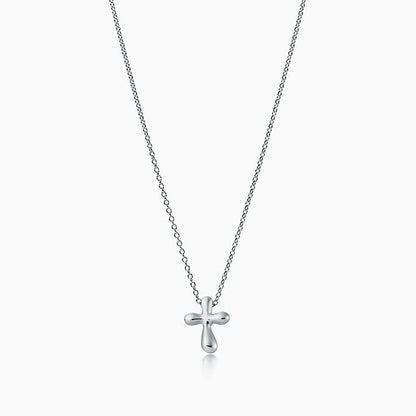 [Dawnora Jewelry]CROSS PENDANT MINI BARE CROSS NECKLACE