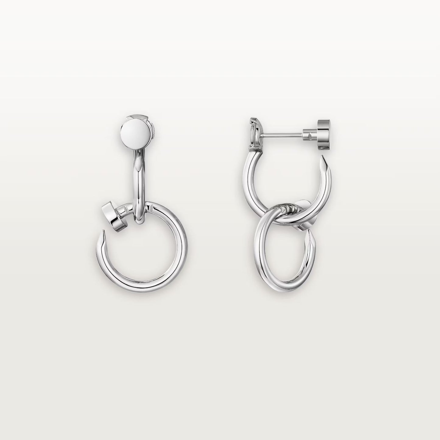 [Dawnora Jewelry]JUSTE NO DIAMOND DOUBLE EARRINGS