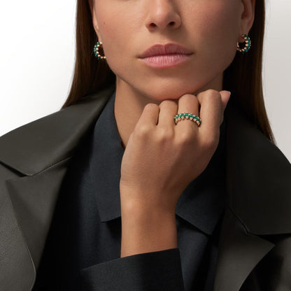 [Dawnora Jewelry]CLASH 7.9MM AGATE CHALCEDONY RING