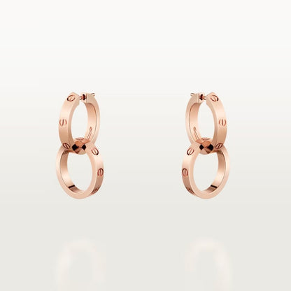[Dawnora Jewelry]LOVE 3.3MM DANGLE EARRINGS