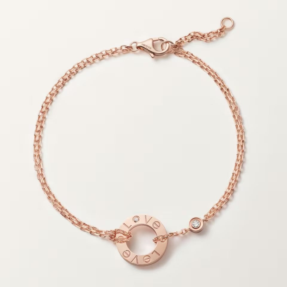 [Dawnora Jewelry]LOVE BRACELET 2 DIAMOND