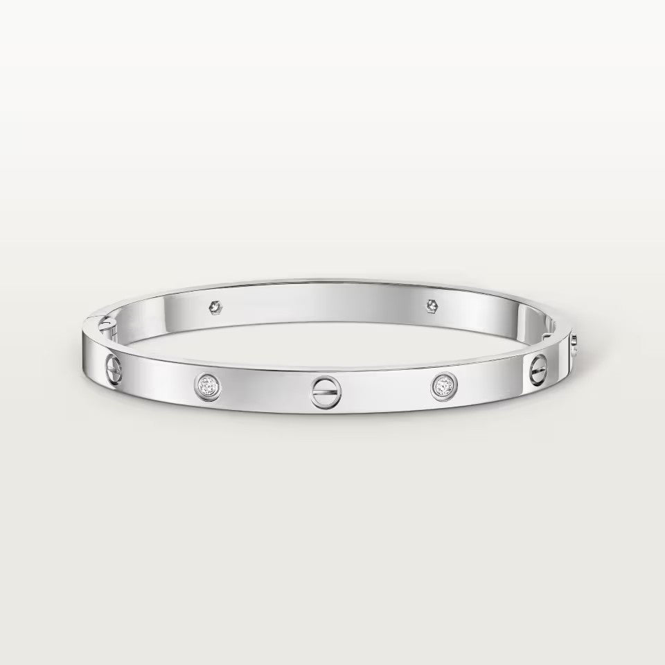 [Dawnora Jewelry]LOVE BRACELET 4.8MM 4 DIAMONDS