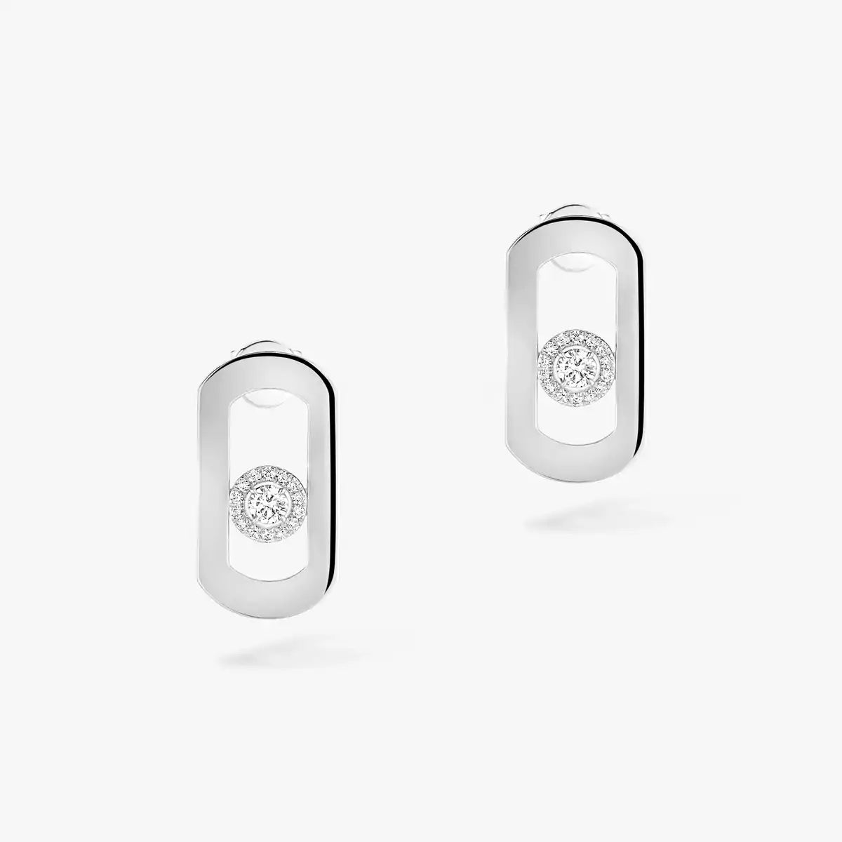 [Dawnora Jewelry]So Move Diamond Earrings in Yellow Gold