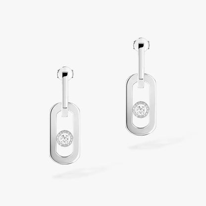 [Dawnora Jewelry]So Move XL Diamond Pendant Earrings