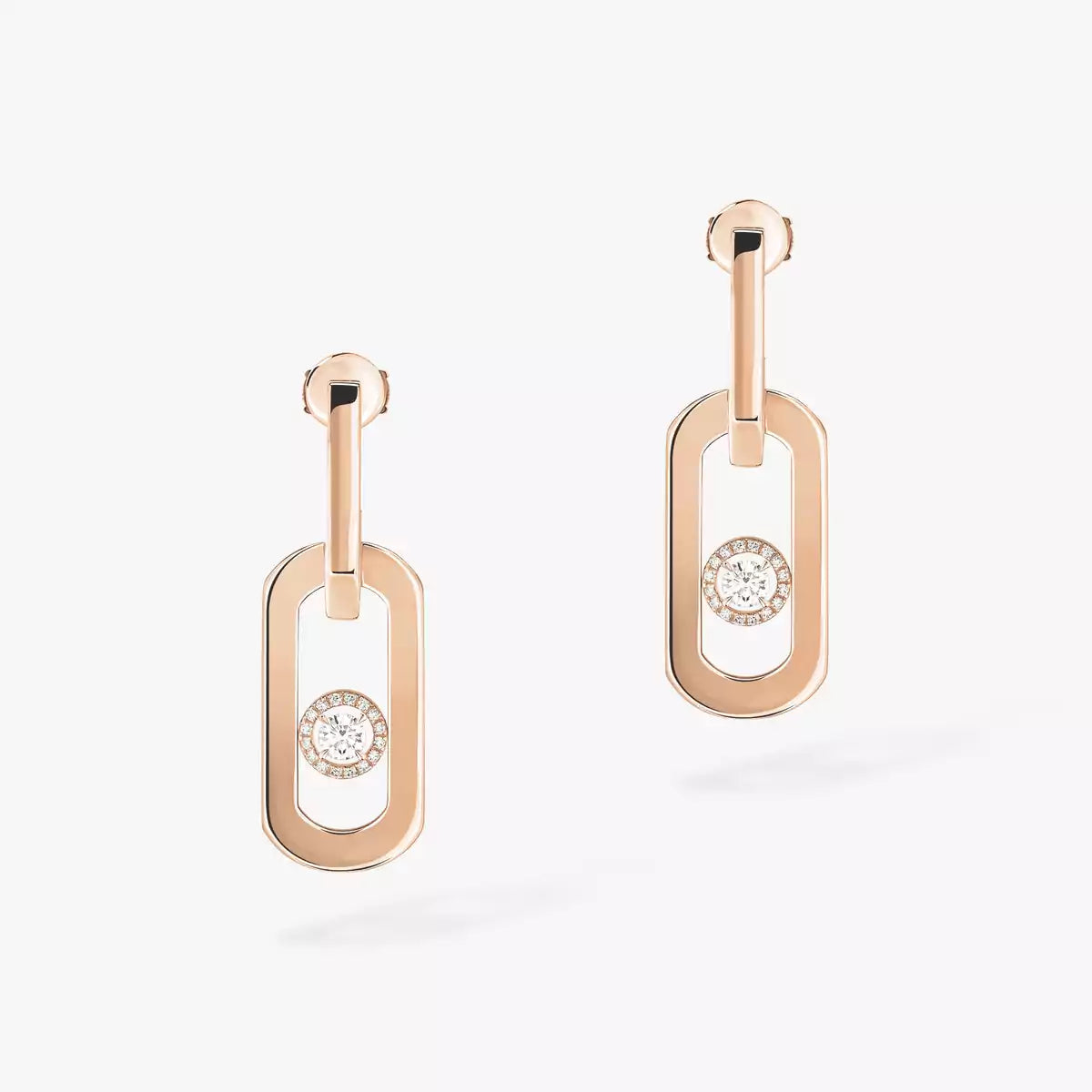 [Dawnora Jewelry]So Move XL Diamond Pendant Earrings