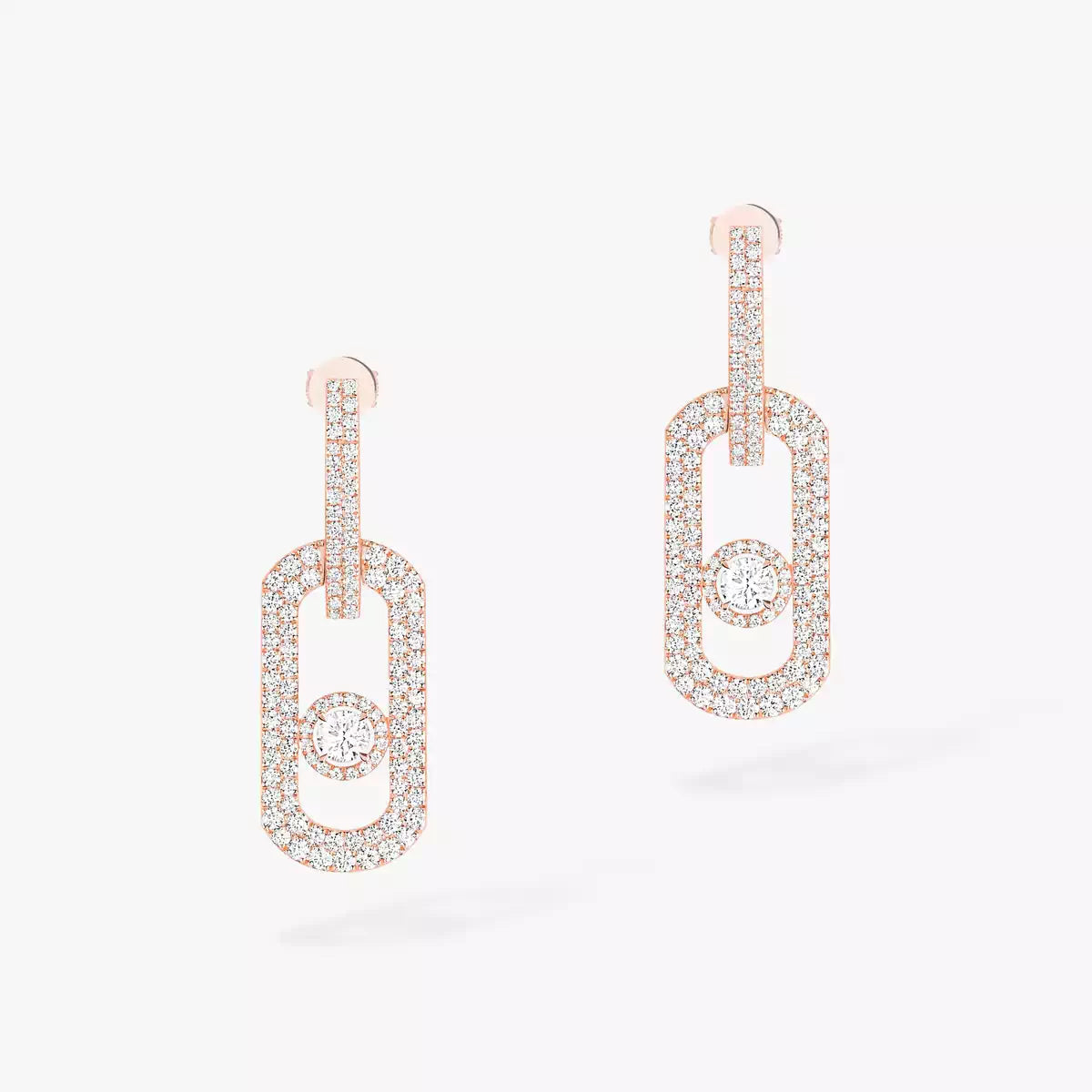 [Dawnora Jewelry]So Move XL Pave_-Set Diamond Pendant Earrings
